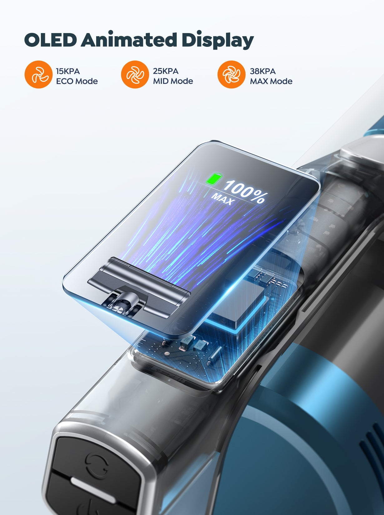 Pacchetto sottovuoto: Buture Aspirapolvere VC60 + 2 batterie + 10 filtri HEPA
