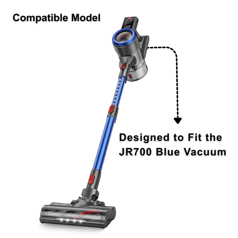 Buture Batteria di ricambio per aspirapolvere blu JR700
