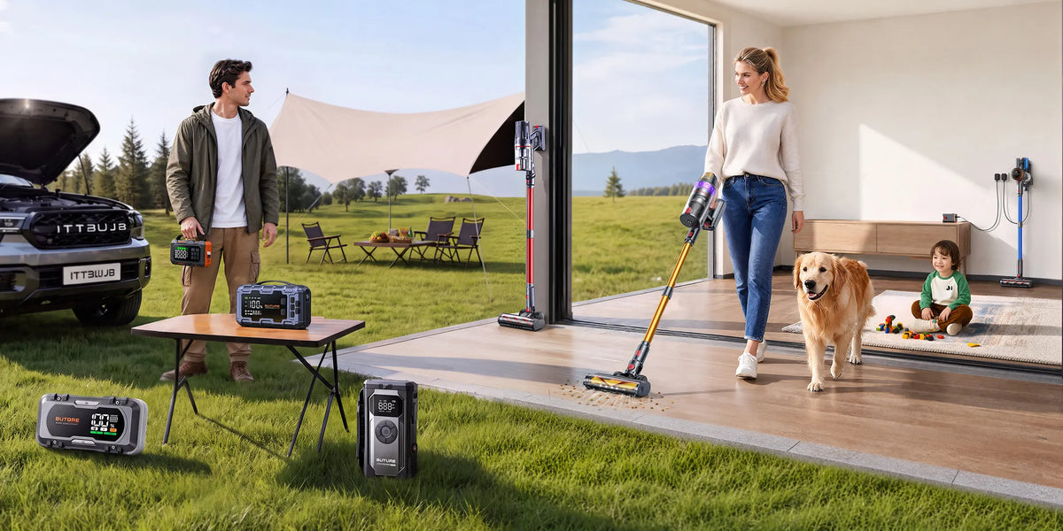 Buture is a growing brand making vacuum cleaner for modern home and jump starter for outdoor camping scene. Featured models like VC90, BP20, Beta07, Beta09 showcase versatile home cleaning and roadside emergency solutions.
